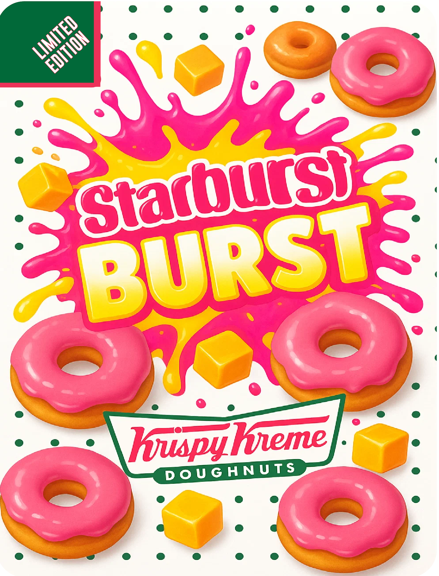 Pink Starburst Design